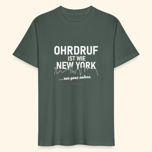 Ohrdruf ist wie New York - nur ganz anders - Männer Bio-T-Shirt