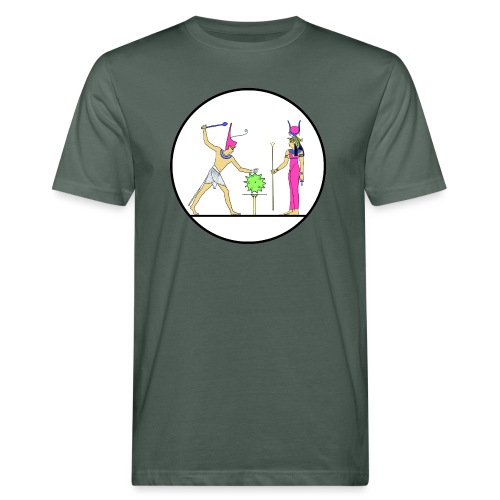 Das Erschlagen des Virus - Männer Bio-T-Shirt