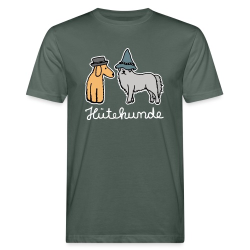 Hütehunde Hunde mit Hut Huetehund - Männer Bio-T-Shirt