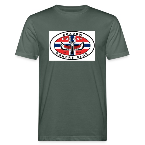 SHOC Norway Patch jpg - Økologisk T-skjorte for menn