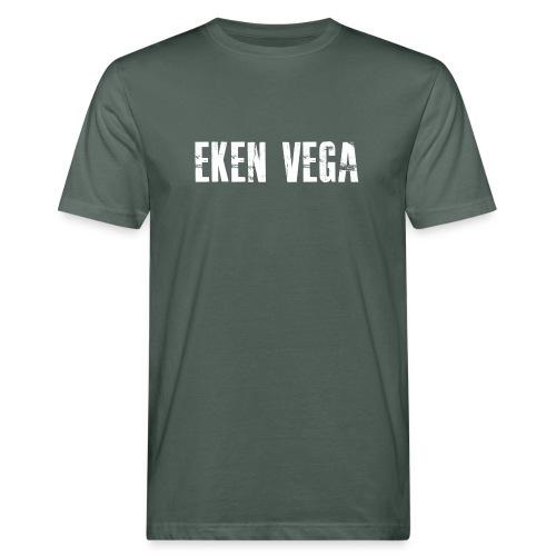 Eken Vega, hvitt motiv - Økologisk T-skjorte for menn