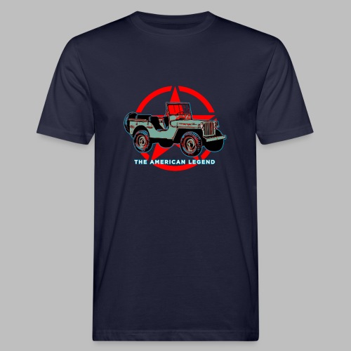 Willys MB. The American Legend - Männer Bio-T-Shirt