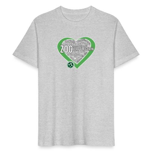 Zootierpflegerin Herz - Männer Bio-T-Shirt