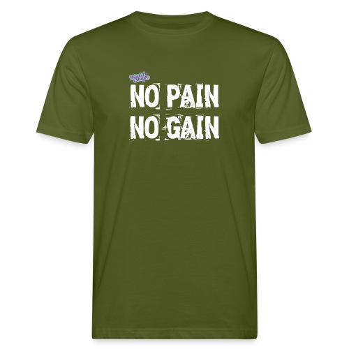No Pain - No Gain - Ekologisk T-shirt herr