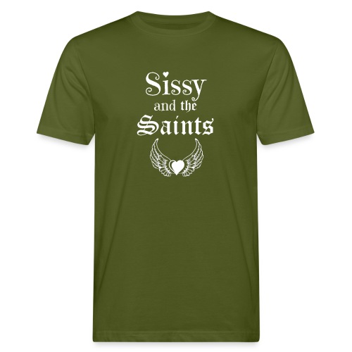 Sissy & the Saints witte letters - Mannen Bio-T-shirt