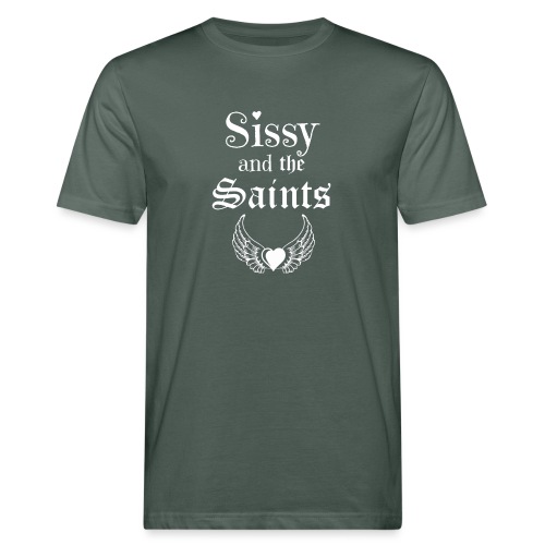 Sissy & the Saints witte letters - Mannen Bio-T-shirt