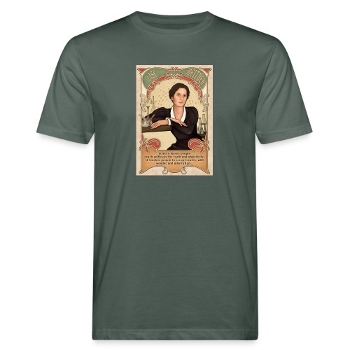 LiseMeitner poster - Økologisk T-skjorte for menn