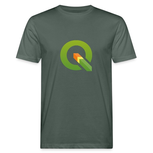 QGIS Q logo - Men's Organic T-Shirt
