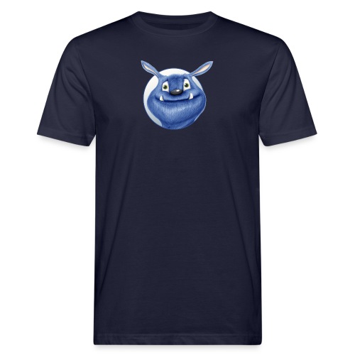 blaues Monster - Männer Bio-T-Shirt