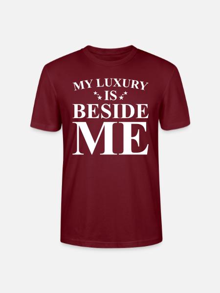 Partner Friend Girlfriend Saying - Stanley/Stella CRAFTER Unisex Organic T-Shirt - burgundy