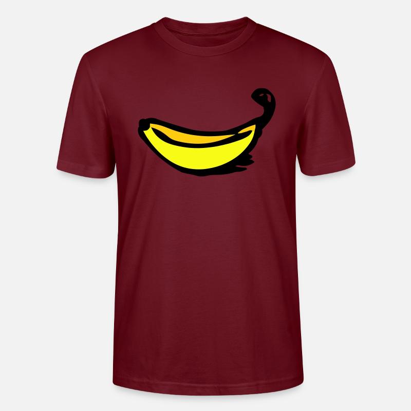 Banane - Stanley/Stella Unisex Bio-T-Shirt CRAFTER - Burgunderrot