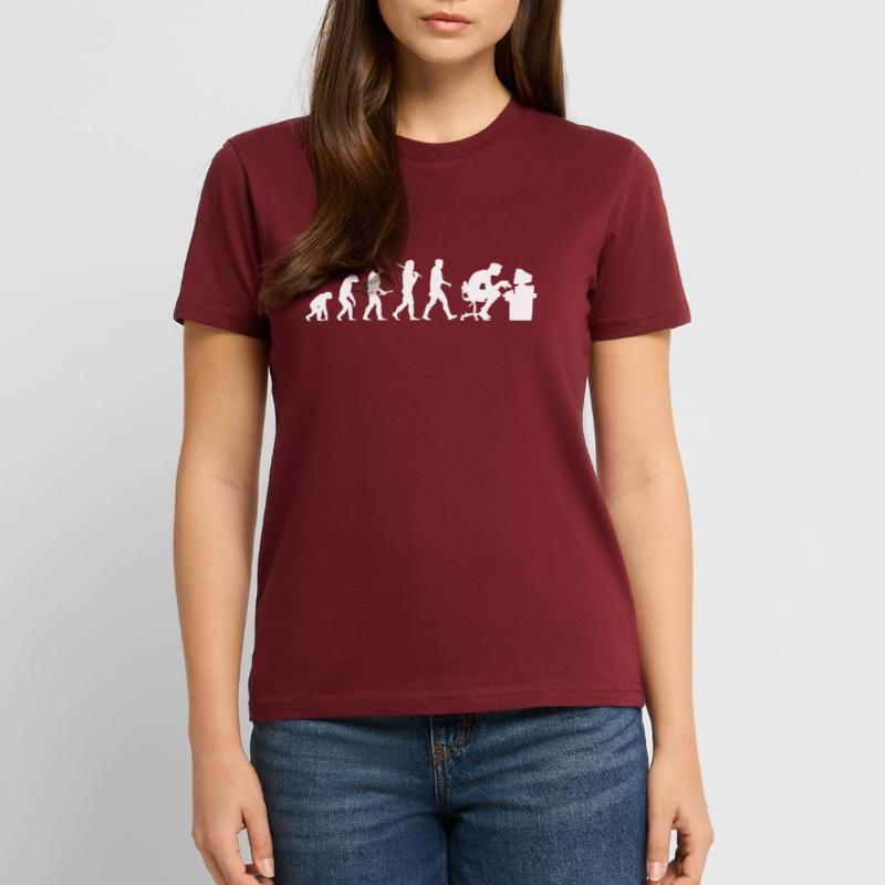Evolution Computer Nerd! PC Nerd! IT! Technology! Stanley/Stella CRAFTER Unisex Organic T-Shirt