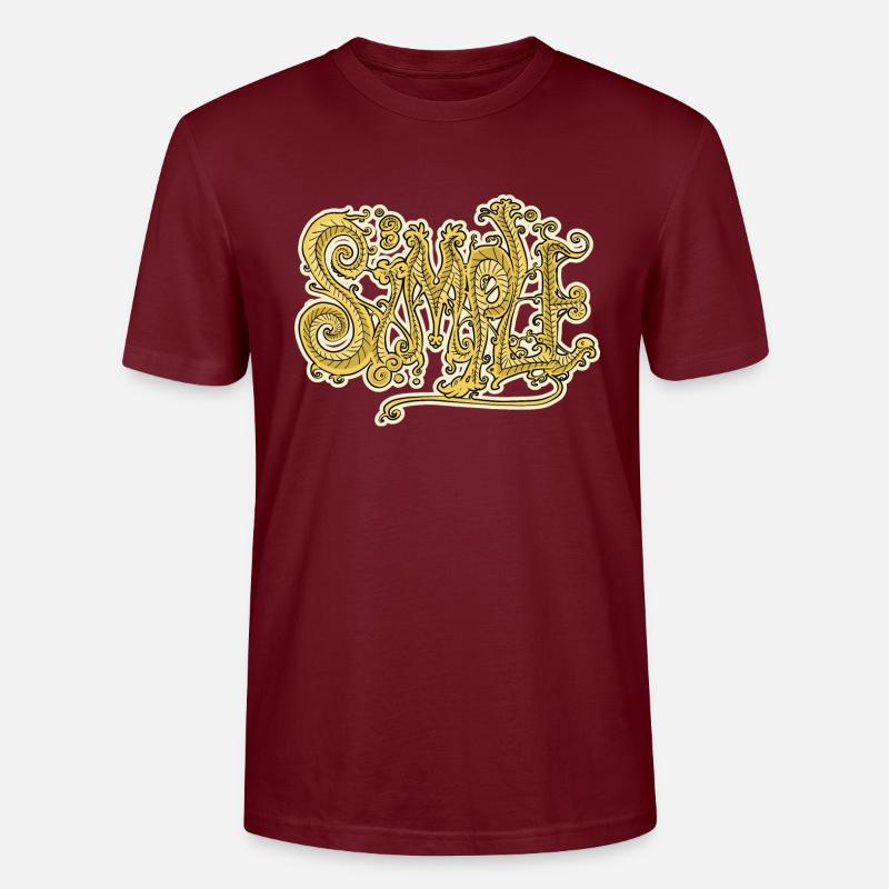 Graff Einfach - Stanley/Stella Unisex Bio-T-Shirt CRAFTER - Burgunderrot