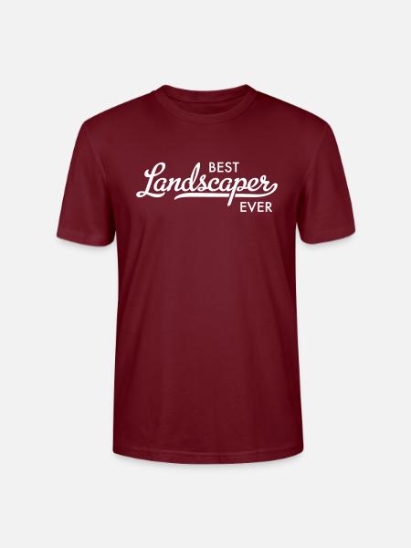 Landschaftsgärtner - Stanley/Stella Unisex Bio-T-Shirt CRAFTER - Burgunderrot