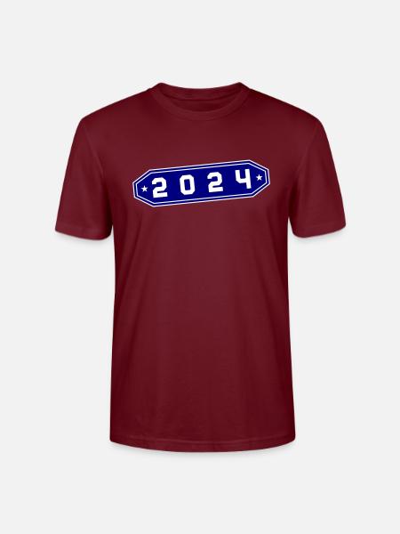 2024 Symbol - Stanley/Stella Unisex Bio-T-Shirt CRAFTER - Burgunderrot