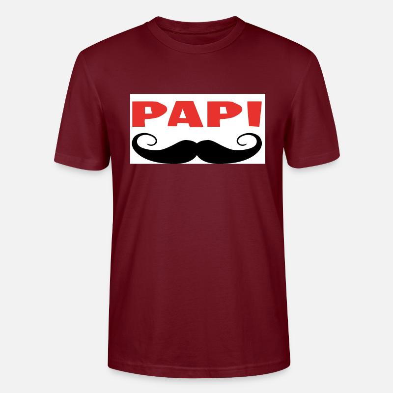 PAPI - T-shirt bio CRAFTER Stanley Stella Unisexe - bordeaux