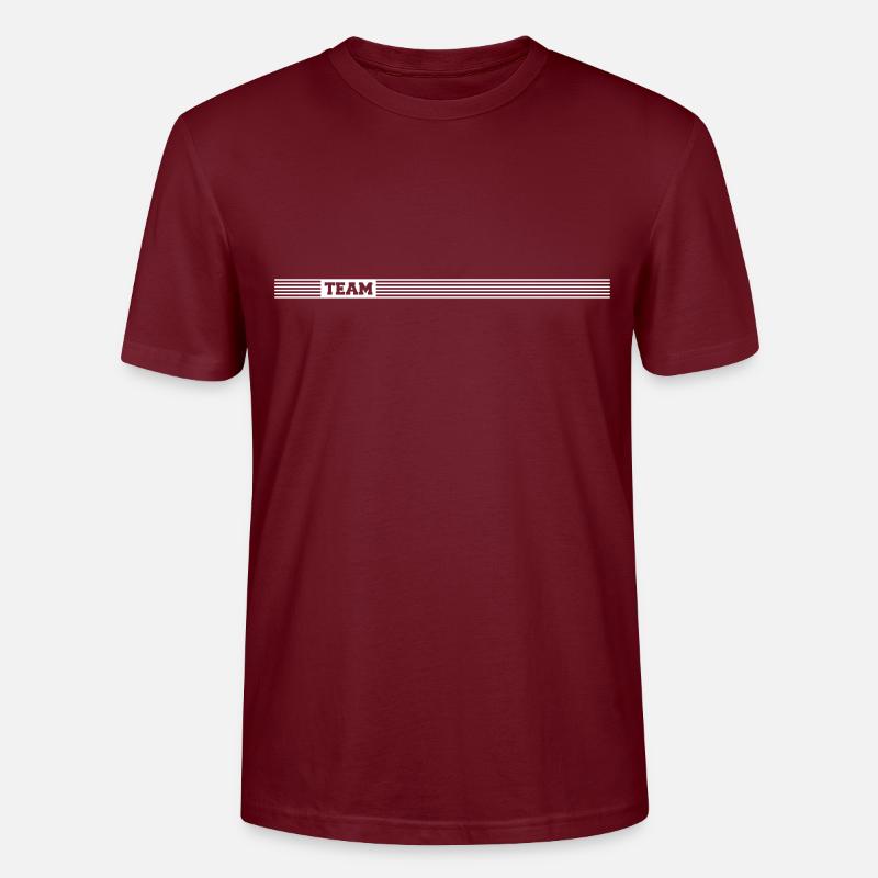Team - T-shirt bio CRAFTER Stanley Stella Unisexe - bordeaux