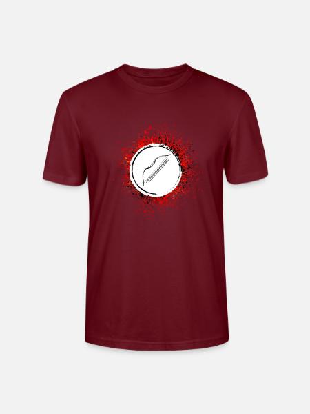 Pfeil und Bogen Sport - Stanley/Stella Unisex Bio-T-Shirt CRAFTER - Burgunderrot