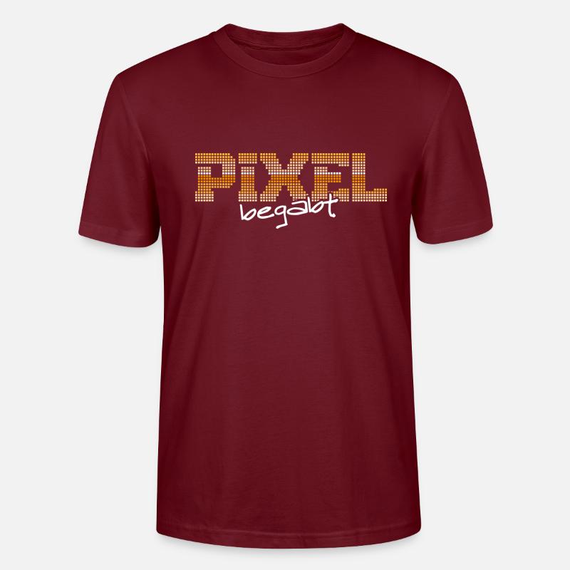 Pixel begabt - Stanley/Stella Unisex Bio-T-Shirt CRAFTER - Burgunderrot