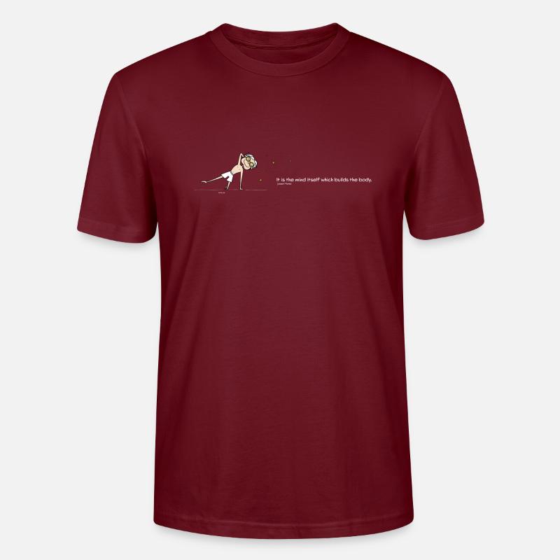 The Mind - Stanley/Stella Unisex Bio-T-Shirt CRAFTER - Burgunderrot