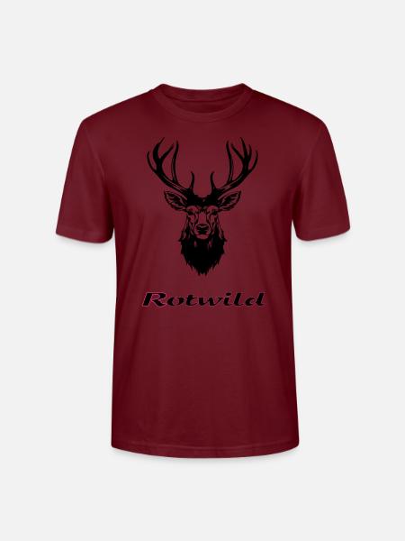 Rotwild - Stanley/Stella Unisex Bio-T-Shirt CRAFTER - Burgunderrot