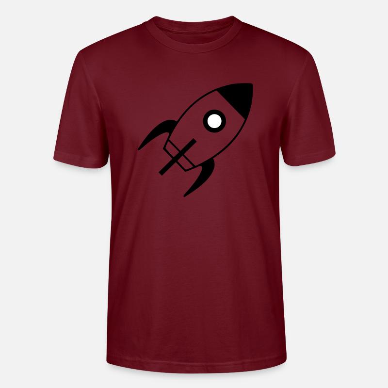 spaceship - Stanley/Stella Unisex Bio-T-Shirt CRAFTER - Burgunderrot