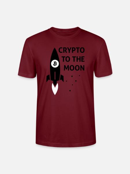 crypto - Stanley/Stella CRAFTER Unisex Organic T-Shirt - burgundy