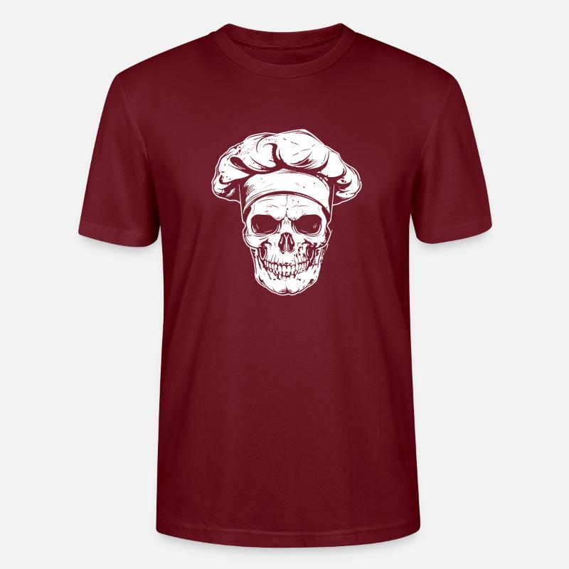 Crâne de Koch - T-shirt bio CRAFTER Stanley Stella Unisexe - bordeaux