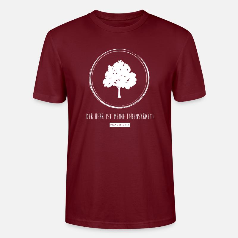 Lebenskraft - Stanley/Stella Unisex Bio-T-Shirt CRAFTER - Burgunderrot