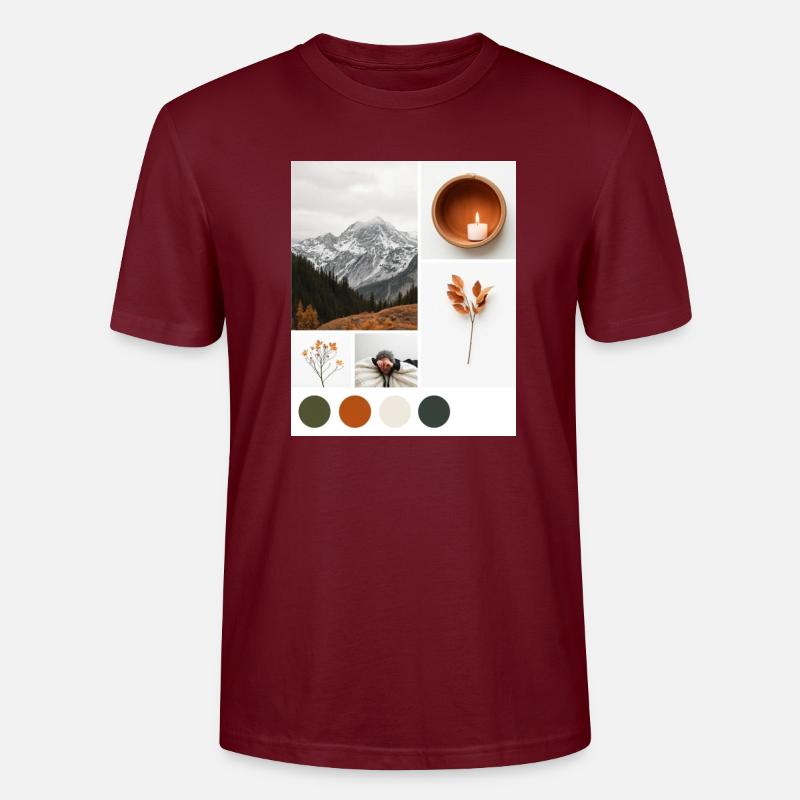 Ruhepause. - Stanley/Stella Unisex Bio-T-Shirt CRAFTER - Burgunderrot