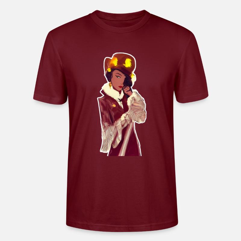 Noir Dame - Stanley/Stella Unisex Bio-T-Shirt CRAFTER - Burgunderrot