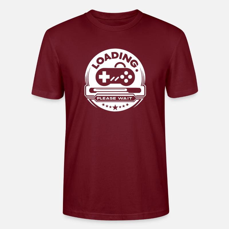 Loading Please Wait - Stanley/Stella CRAFTER Unisex Organic T-Shirt - burgundy