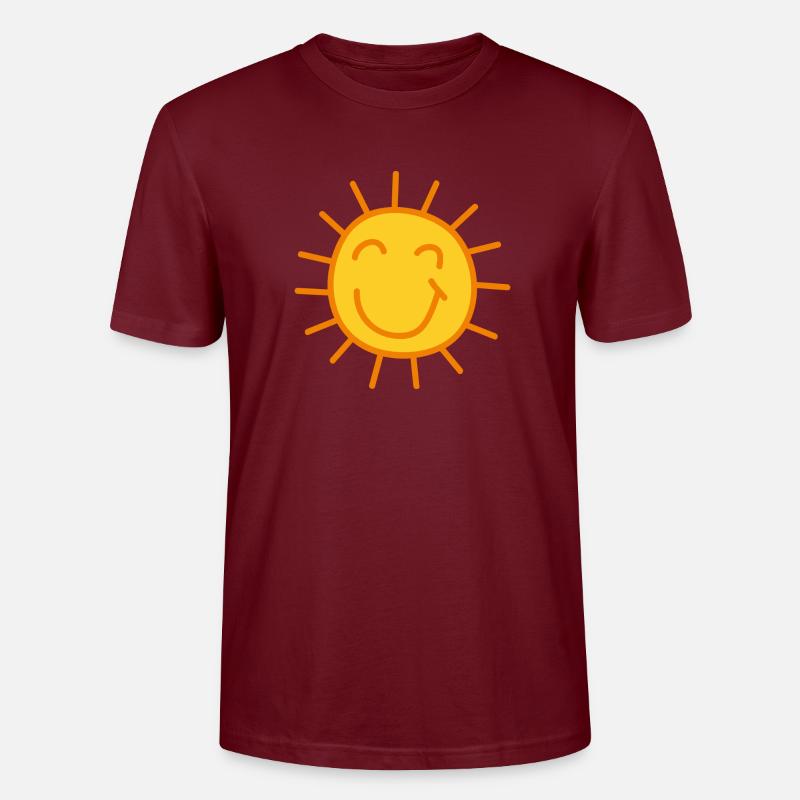 Sonnenschein Comic - Stanley/Stella Unisex Bio-T-Shirt CRAFTER - Burgunderrot