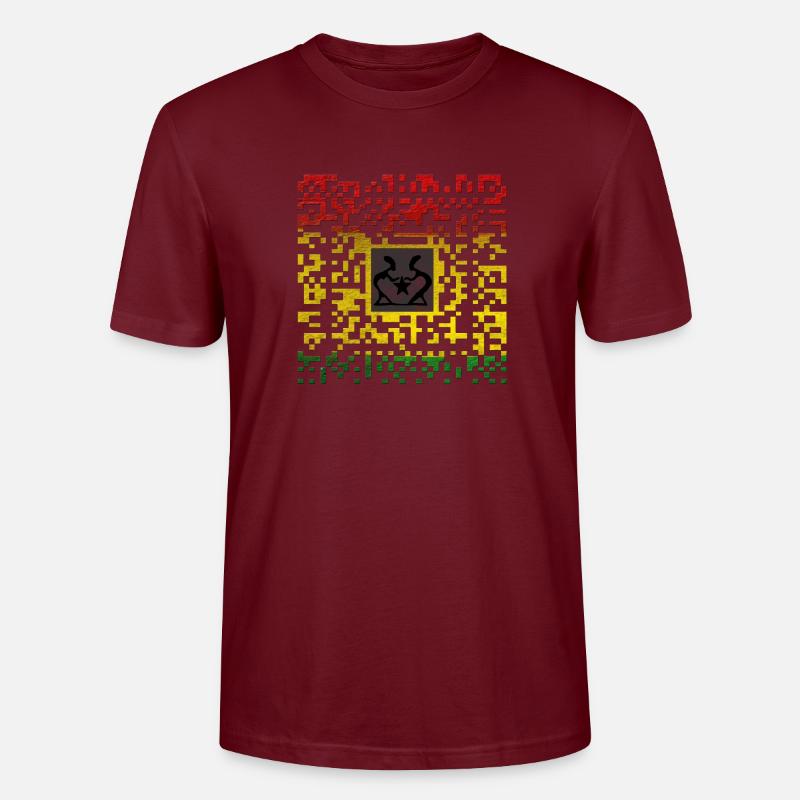 Reggae Code - Stanley/Stella Unisex Bio-T-Shirt CRAFTER - Burgunderrot