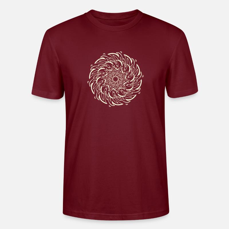 Une fleur de soleil - T-shirt bio CRAFTER Stanley Stella Unisexe - bordeaux