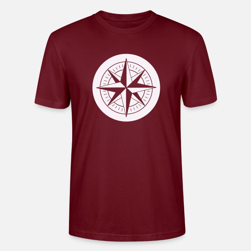Kompass - Stanley/Stella Unisex Bio-T-Shirt CRAFTER - Burgunderrot