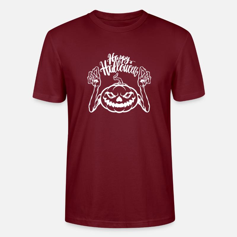 Halloween4a - Stanley/Stella Unisex Bio-T-Shirt CRAFTER - Burgunderrot