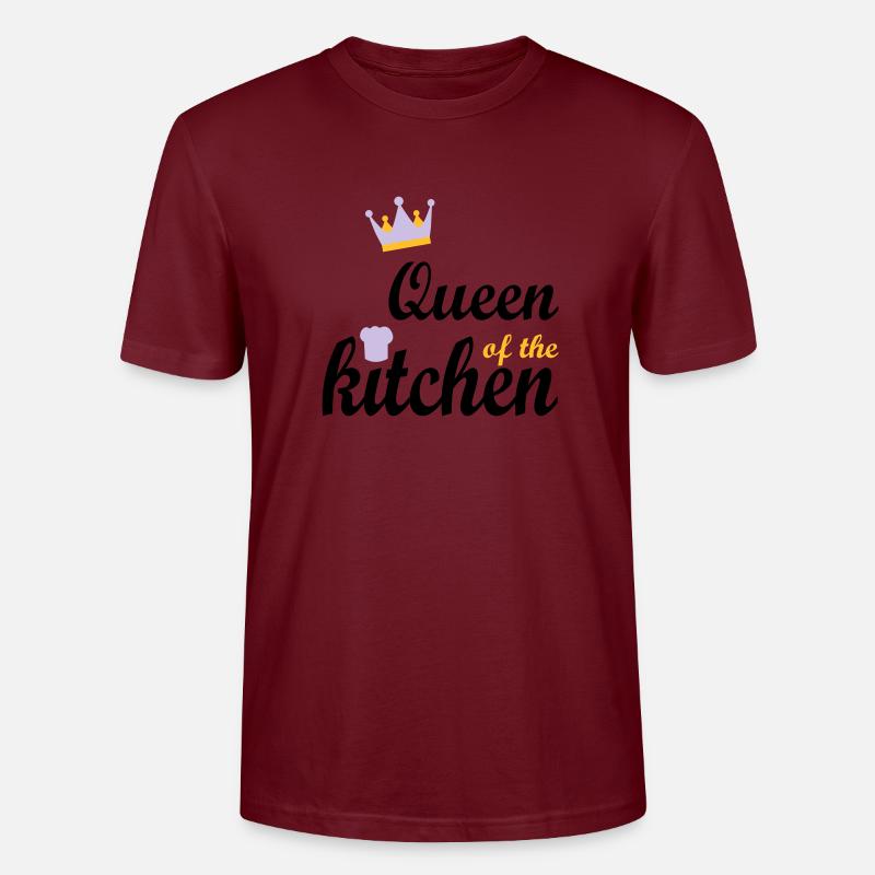 Kochen - Stanley/Stella Unisex Bio-T-Shirt CRAFTER - Burgunderrot