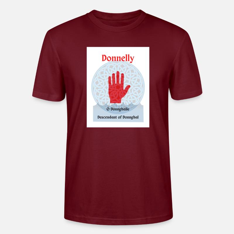 Donnelly - Stanley/Stella Unisex Bio-T-Shirt CRAFTER - Burgunderrot