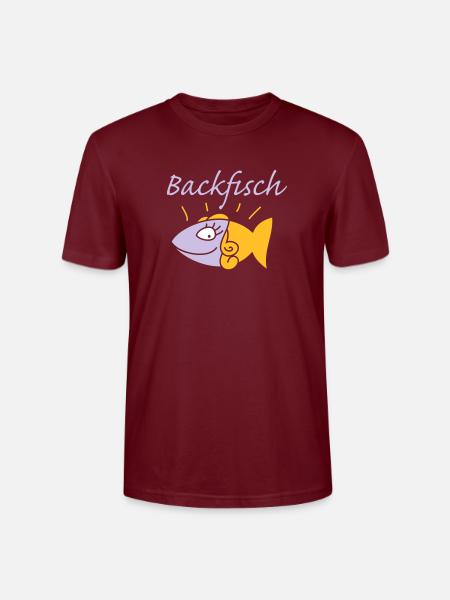 Backfisch - Stanley/Stella Unisex Bio-T-Shirt CRAFTER - Burgunderrot