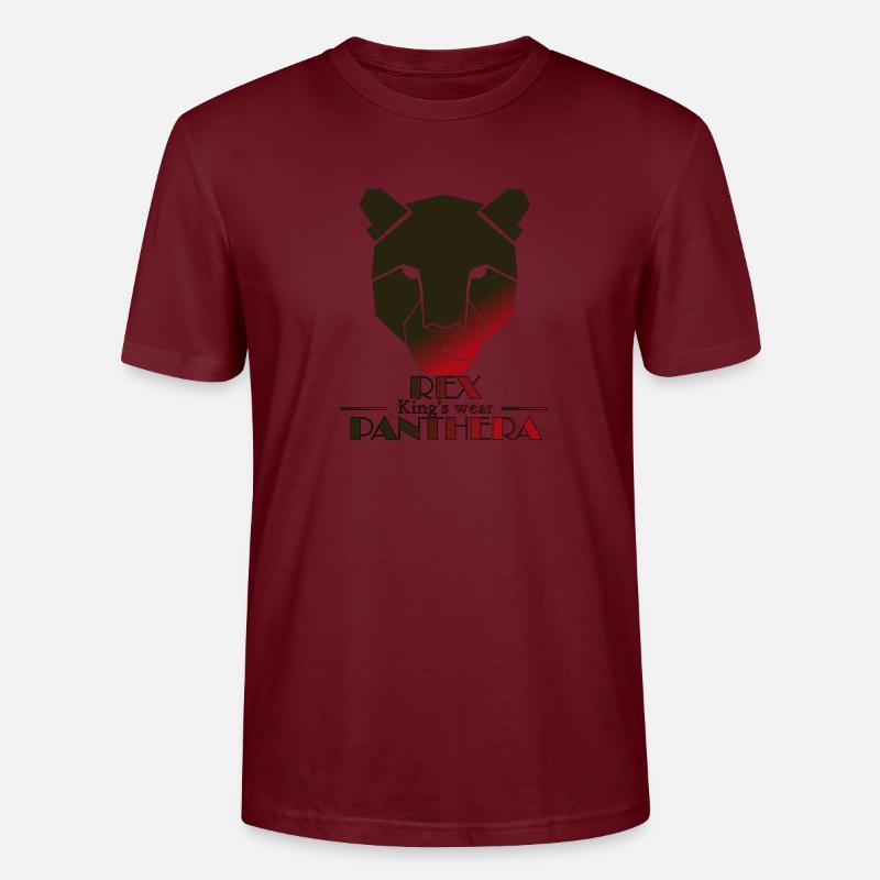 Rex panthera - Stanley/Stella Unisex Bio-T-Shirt CRAFTER - Burgunderrot