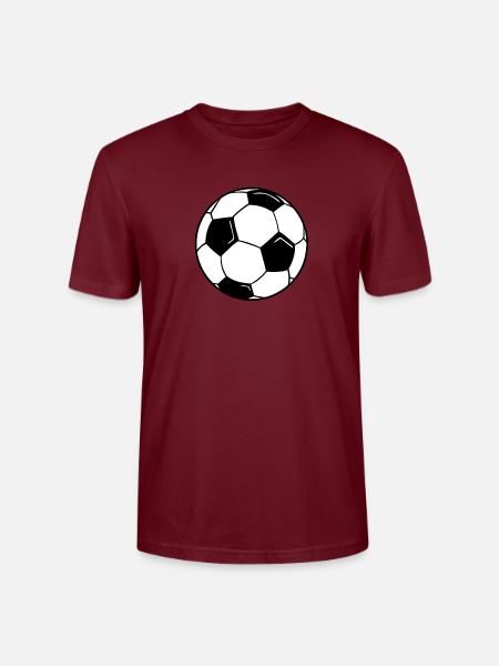 Fußball - Stanley/Stella Unisex Bio-T-Shirt CRAFTER - Burgunderrot