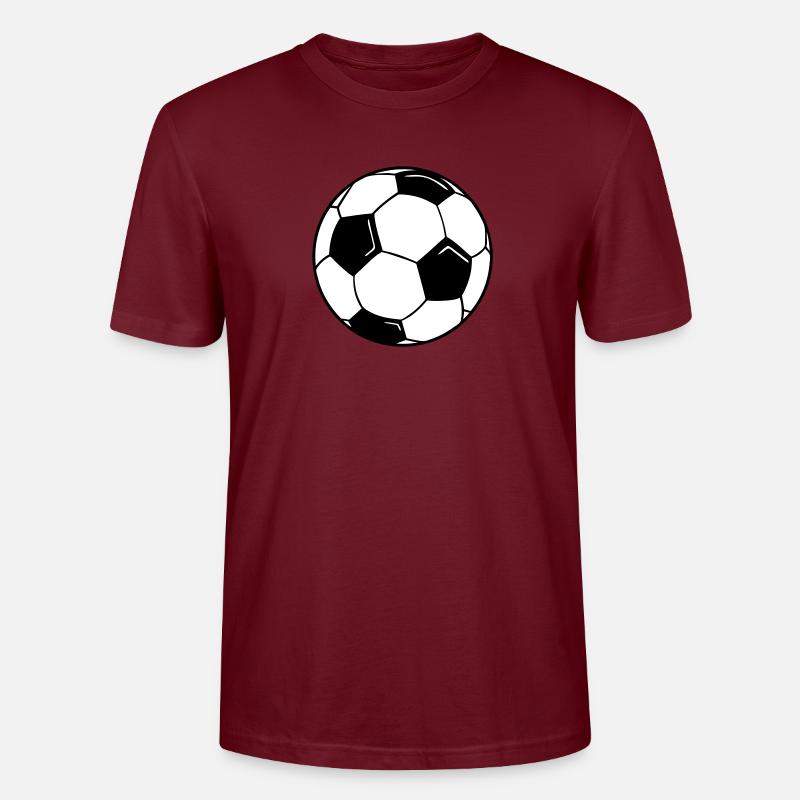 Fußball - Stanley/Stella Unisex Bio-T-Shirt CRAFTER - Burgunderrot