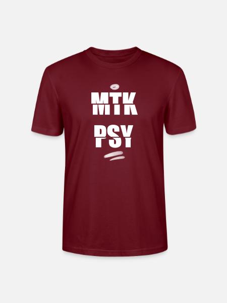 MTK PSY CREWS - Stanley/Stella Unisex Bio-T-Shirt CRAFTER - Burgunderrot