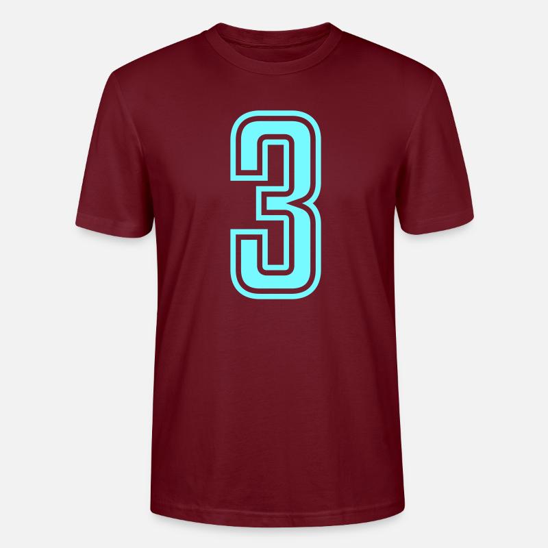 3 - Stanley/Stella Unisex Bio-T-Shirt CRAFTER - Burgunderrot