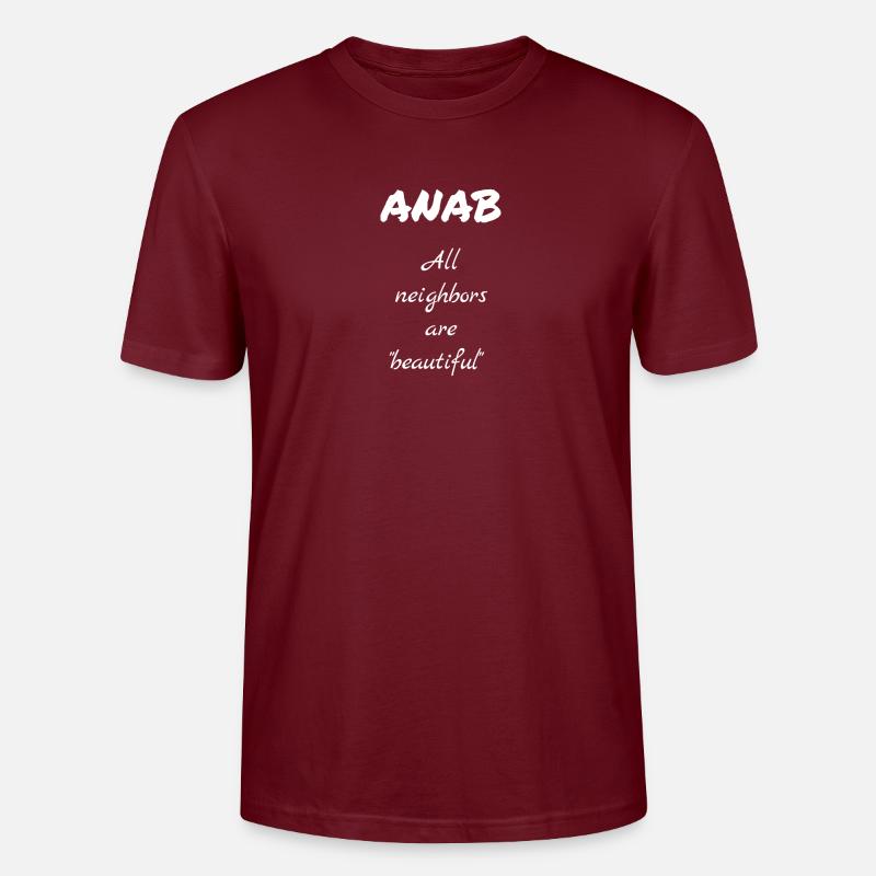 Anab - Stanley/Stella Unisex Bio-T-Shirt CRAFTER - Burgunderrot