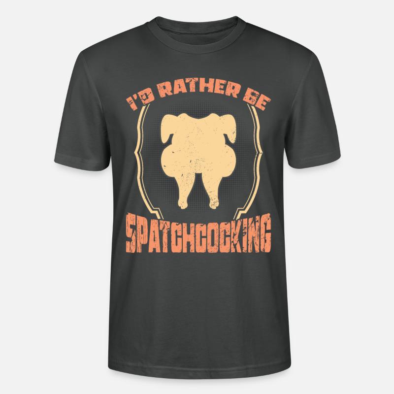 BBQ Spatchcocking – Lieber Spatchcocking - Stanley/Stella Unisex Bio-T-Shirt CRAFTER - Anthrazit