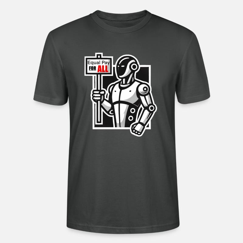 Frappe de robot - T-shirt bio CRAFTER Stanley Stella Unisexe - charbon