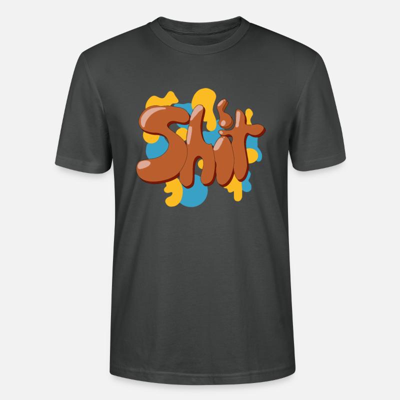 Shit - Stanley/Stella Unisex Bio-T-Shirt CRAFTER - Anthrazit
