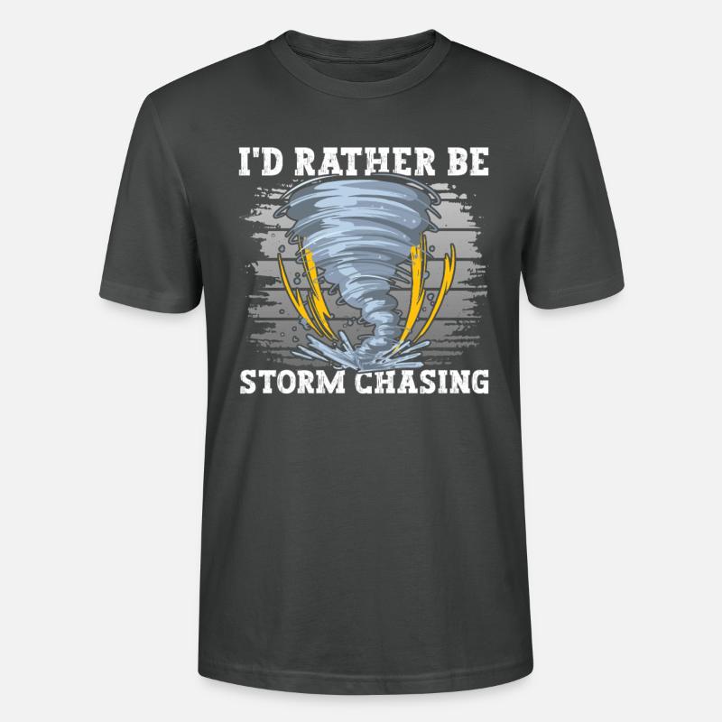 Tornado Sturm Jäger - Stanley/Stella Unisex Bio-T-Shirt CRAFTER - Anthrazit